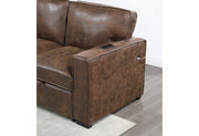 U0203 Coffee Reversible Pull Out Sofa Bed - U0203-COFFEE-REV PULL OUT SOFA BED