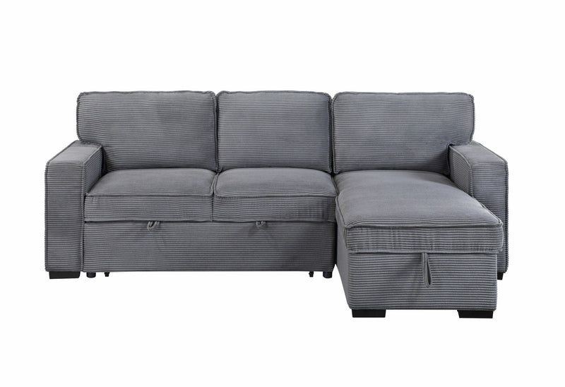 U0203 Light Grey Reversible Sofa Bed - Gate FurnitureSleeper Sectional