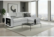 U0212 Blanche Silver Pull Out Sofa Bed - U0212-BLANCHE SIL-PO SOFA BED