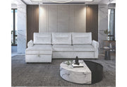 U0301 Grey Pull Out Sofa Bed - U0301-GREY-SOFA BED
