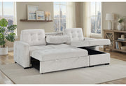 U0707 Chalk Reversible Sofa Bed - U0707-CHALK-REVERSIBLE SOFA BED