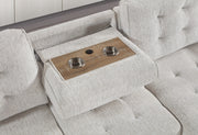 U0707 Chalk Reversible Sofa Bed - U0707-CHALK-REVERSIBLE SOFA BED