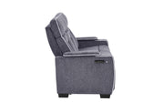 U1895 Grey P2 Reclining Sofa With Is And Led - U1895-GREY-P2 RS