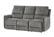 U2203 Dark Grey Power Reclining Sofa - U2203-DRK GRY-PRS