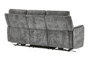U2203 Dark Grey Power Reclining Sofa - U2203-DRK GRY-PRS
