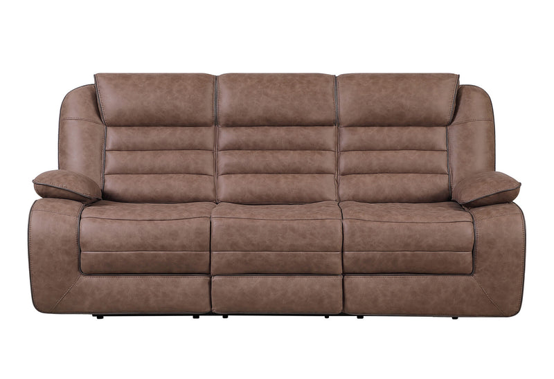 U2250 Brown Reclining Sofa - U2250-BROWN-RS