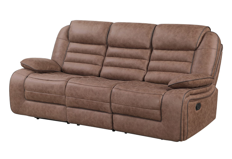 U2250 Brown Reclining Sofa - U2250-BROWN-RS