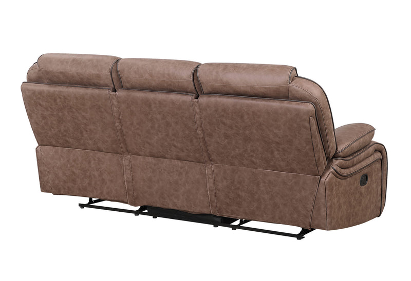 U2250 Brown Reclining Sofa - U2250-BROWN-RS