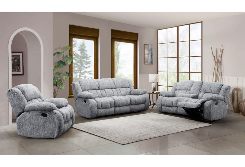 U250 Grey Reclining Sofa - U250-GREY-RS