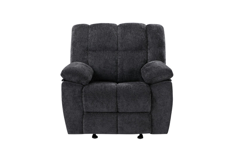 U6000 Black Glider Recliner - U6000-BLACK-GR-N