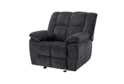 U6000 Black Glider Recliner - U6000-BLACK-GR-N