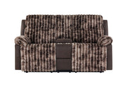 U6028 Brown Console Reclining Loveseat - U6028-BROWN-CRLS-N
