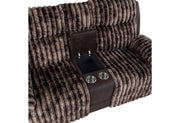 U6028 Brown Console Reclining Loveseat - U6028-BROWN-CRLS-N