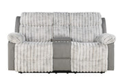 U6028 Grey Console Reclining Loveseat - U6028-GREY-CRLS