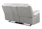 U6028 Grey Console Reclining Loveseat - U6028-GREY-CRLS