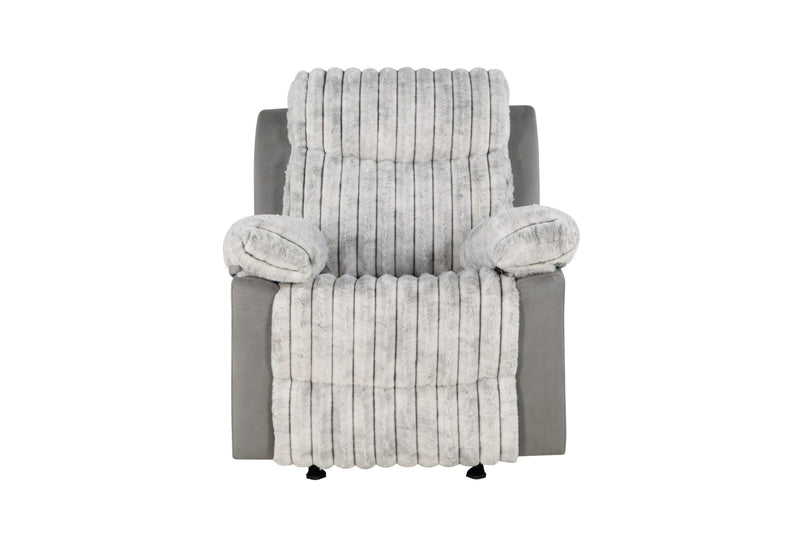 U6028 Grey Glider Recliner - U6028-GREY-GR