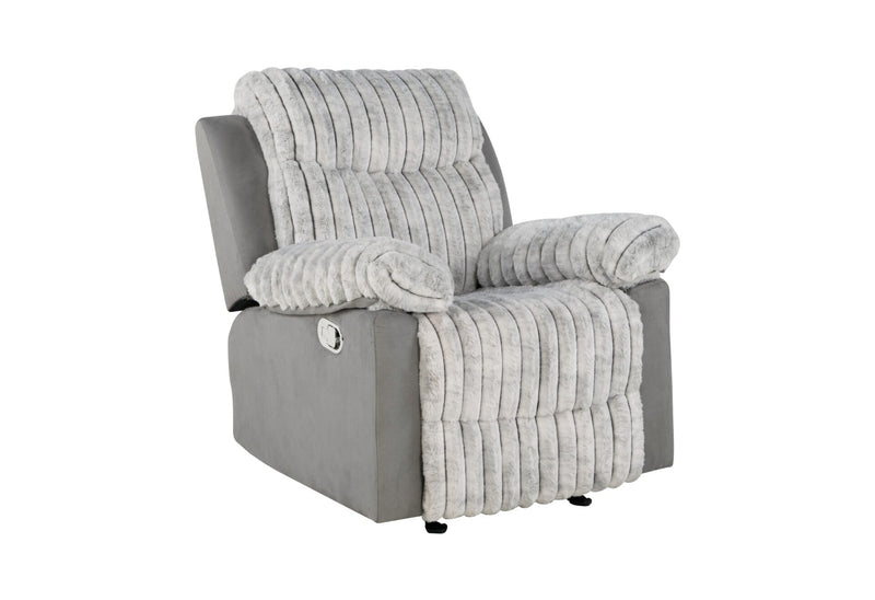 U6028 Grey Glider Recliner - U6028-GREY-GR