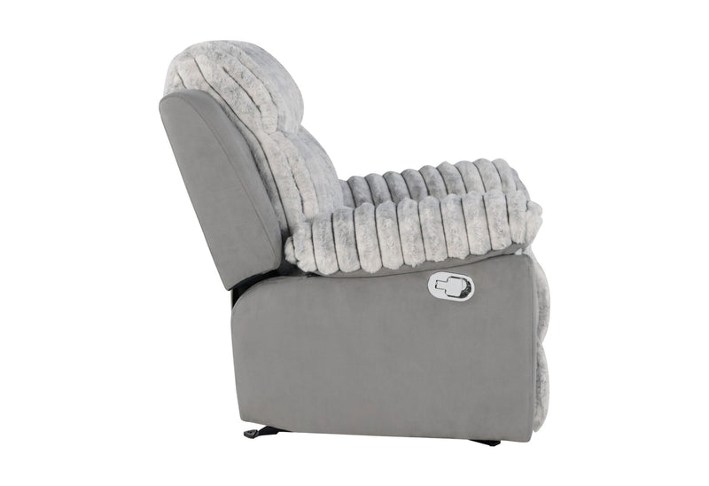 U6028 Grey Glider Recliner - U6028-GREY-GR