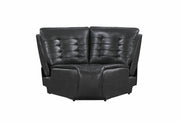 U6066 Blanche Charcoal Sectional - Gate FurnitureReclining Sectional