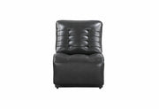 U6066 Blanche Charcoal Sectional - Gate FurnitureReclining Sectional
