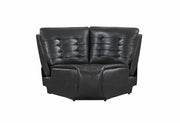 U6066 Blanche Charcoal Sectional - Gate FurnitureReclining Sectional