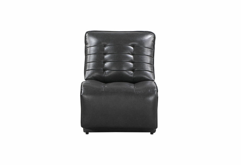 U6066 Blanche Charcoal Sofa/Loveseat 2 - Gate FurnitureLiving Room Set