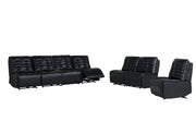 U6066 Blanche Charcoal Sofa/Loveseat W/ Ag - Gate FurnitureLiving Room Set