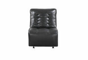U6066 Blanche Charcoal Sofa/Loveseat W/ Ag - Gate FurnitureLiving Room Set