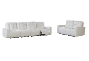U6066 Blanche White Sofa/Loveseat 2 - Gate FurnitureLiving Room Set