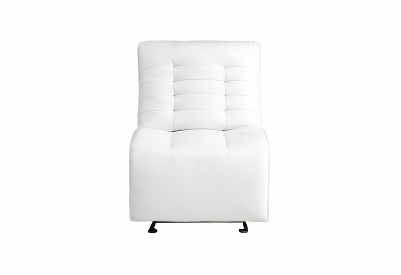 U6066 Blanche White Sofa/Loveseat W/ Ag - Gate FurnitureLiving Room Set
