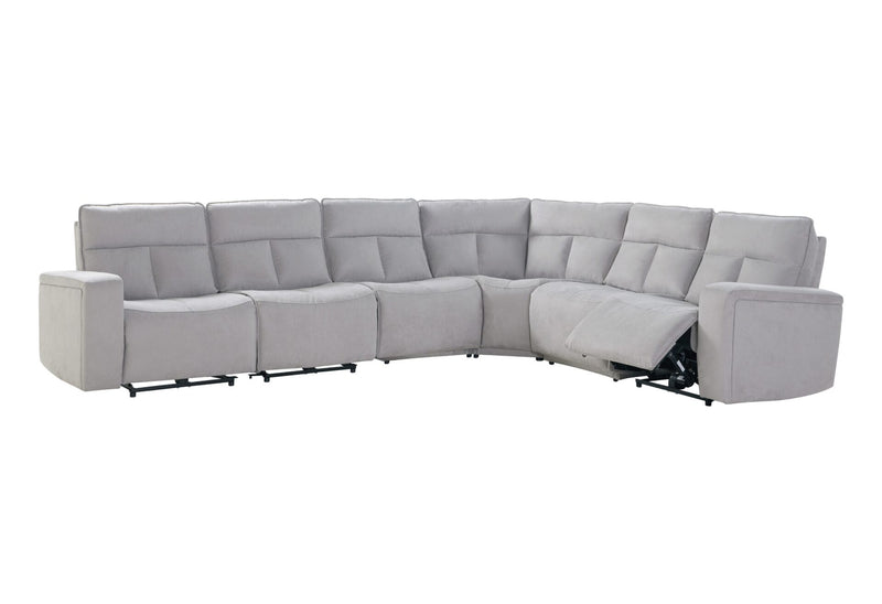 U8088 Grey Sectional - Gate FurnitureReclining Sectional