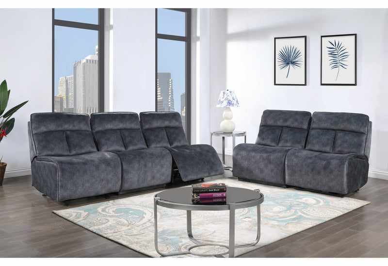 U8088 Grey Sofa/Loveseat - Gate FurnitureLiving Room Set