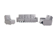 U8088 Grey Sofa/Loveseat W/ Ag 1 - Gate FurnitureLiving Room Set