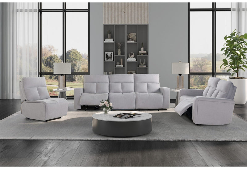 U8088 Grey Sofa/Loveseat W/ Ag 1 - Gate FurnitureLiving Room Set