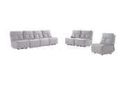 U8088 Grey Sofa/Loveseat W/ Ag 2 - Gate FurnitureLiving Room Set