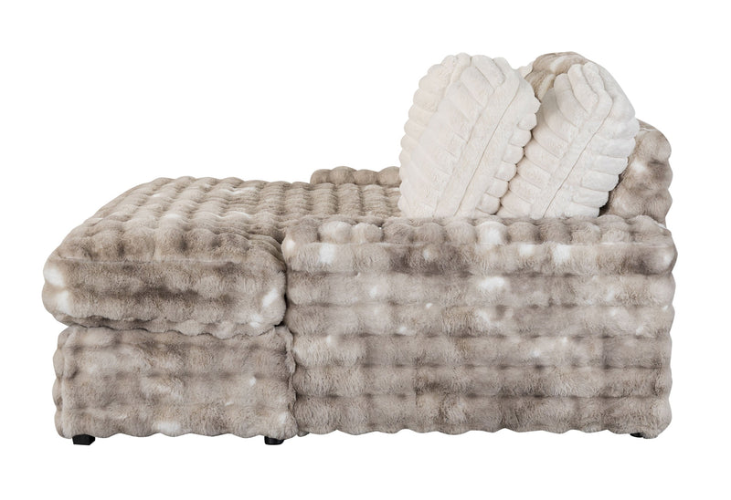 U8292 Grey Lounger Sofa With Usb - Gate FurnitureLoungers