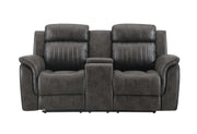 U8517 Grey Console Reclining Loveseat - U8517-GREY-CRLS-N