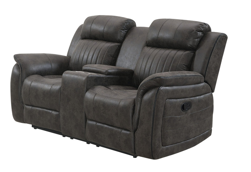 U8517 Grey Console Reclining Loveseat - U8517-GREY-CRLS-N
