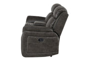 U8517 Grey Console Reclining Loveseat - U8517-GREY-CRLS-N