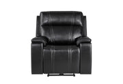 U8880 Black Leather Power Recliner - U8880-BLK LEATHER-PR