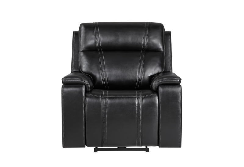 U8880 Black Leather Power Recliner - U8880-BLK LEATHER-PR