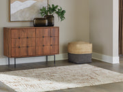 Uduak Cream/Tan/Rust Medium Rug - R408112