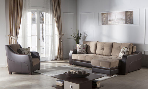 Ultra Sectional (Lilyum Vizon) 4 Pieces - Gate FurnitureSleeper Sectional