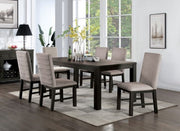 Umbria Antique Black/Gray Dining Table - CM3252BK-T