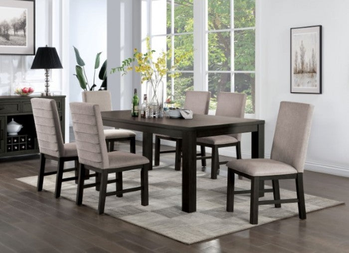 Umbria Antique Black/Gray Dining Table - CM3252BK-T