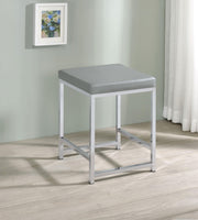 Umbridge Upholstered Square Padded Cushion Vanity Stool - 935933
