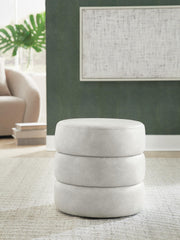 Ummi Bone Swivel Accent Ottoman - A3000792