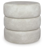 Ummi Bone Swivel Accent Ottoman - A3000792
