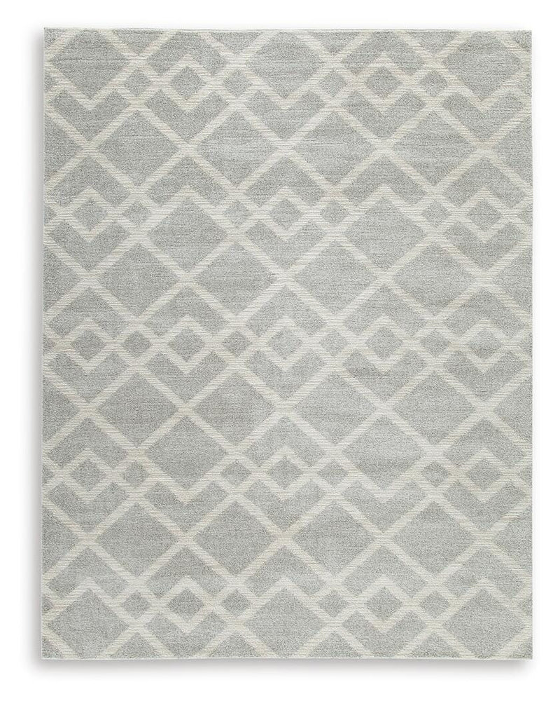 Unawick Gray/Ivory Large Rug - R407331