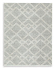Unawick Gray/Ivory Medium Rug - R407332